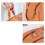 Trousse de maquillage à double fermeture éclair marron grande capacité 8