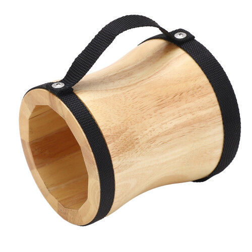 Lightweight Hand Drum with Sheepskin Top & Strap for Performances