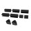 DS 2000-UP Clip di montaggio per parabrezza Plastica/Gomma 14