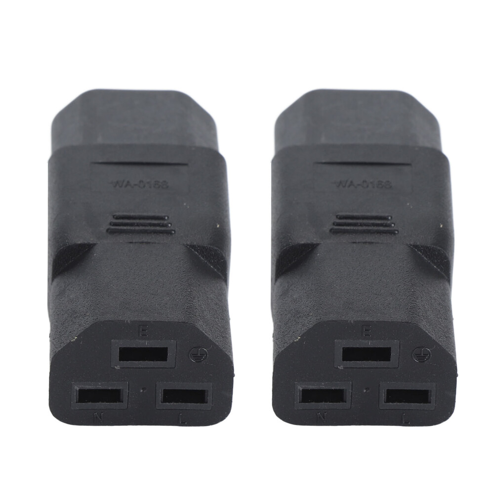 2Pcs Iec320 C14 To Iec320 C21 Power Adapter 10-15A 125-250V Pdu Ups Extension 3301335822846