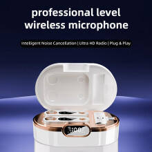 Micrófono lavalier 2.4G, 70 mAh, compacto, color varía