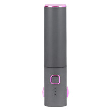 Mini tragbare Haarnadelbürste 5V USB wiederaufladbar, Grau, 13,3 cm