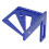 Righello goniometro 3D 22,5-90 in lega di alluminio blu 16