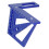 Righello goniometro 3D 22,5-90 in lega di alluminio blu 6