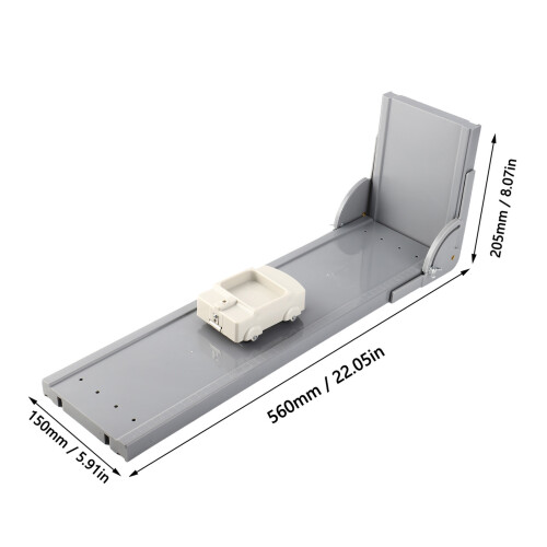 Bewegungskraft Experimentelles Modell Geneigter Wagen 1