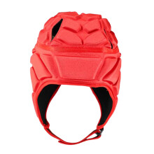 Rugby Helmet Soft Padded Head Guard Protective Cap For Adults Red Goalkeeper Style Special Needs