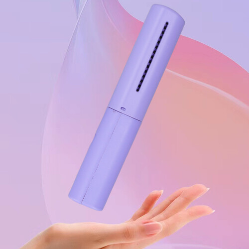 Mini kabelloser Haarglätter lila 4000mAh 2