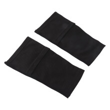 Un paio di manicotti per parastinchi da calcio, taglia L, 24/20 cm, fibra