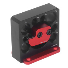 Einstellbare Dübel-Führung 8-20 mm Schwarz/Rot