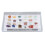 Kit de colección de rocas minerales Set 2 estuche transparente 8