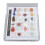 Kit de colección de rocas minerales Set 2 estuche transparente 6