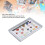 Kit de colección de rocas minerales Set 2 estuche transparente 3