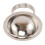 10 Stück Edelstahl-Tischnummernhalter, Silber 6