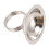 10 Stück Edelstahl-Tischnummernhalter, Silber 11