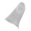 Perruque pour poupée 18,5–21 cm Gris argenté Partie centrale 12