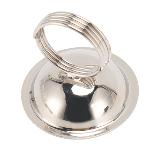 10 Stück Edelstahl-Tischnummernhalter, Silber 2