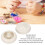 Bead Spinner piatto girevole in ABS 2.54x6.86cm per gioielli 6