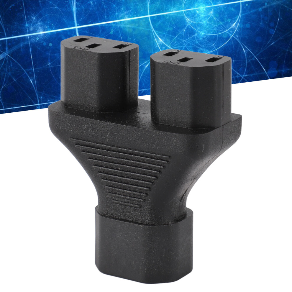 C14 To C13 Y Splitter Adapter Cord, Iec320 Male To Female, 10A 125V 4681335834117