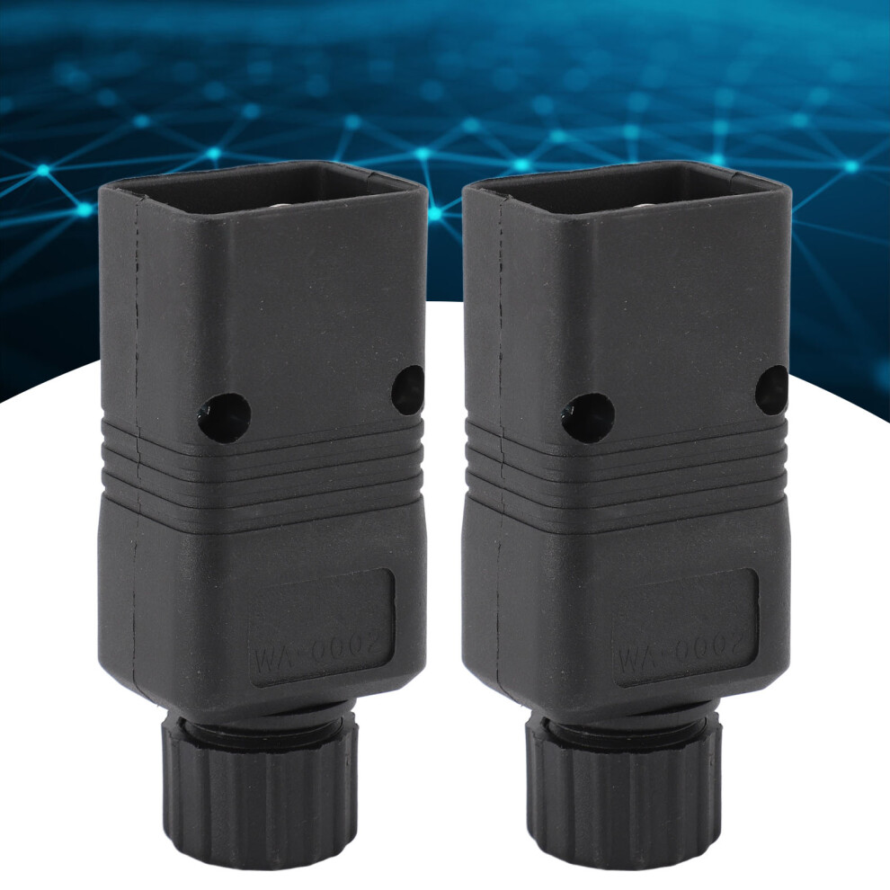 2Pcs Iec320 C20 Power Socket Adapter Rewireable Copper Pvc 16A 125V 9471335834096