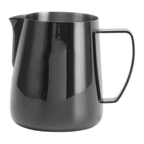 Pichet à mousse de lait en acier inoxydable 304 400 ml noir 2