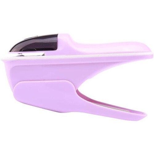 Space-Saving Stapler 79-Sheet Capacity, Staples-Free, Eco-Friendly Design, Green Color, Compact Office Tool 1
