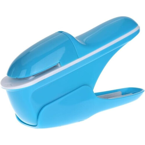 Space-Saving Stapler 79-Sheet Capacity, Staples-Free, Eco-Friendly Design, Green Color, Compact Office Tool 2