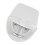Porte-verres mural en ABS blanc 7