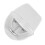 Porte-verres mural en ABS blanc 8