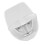 Porte-verres mural en ABS blanc 9