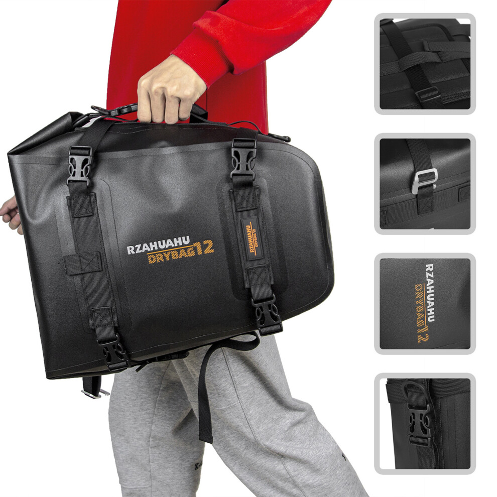 Waterproof 16L TPU Motorcycle Side Bag 41x30.5x15cm Black-image-OPC-PJDVZ2N-NEW