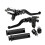7/8'' 22mm Lenker-Bremshebel-Set L/R Schwarz 1