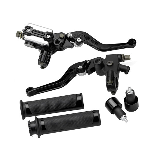 7/8'' 22mm Lenker-Bremshebel-Set L/R Schwarz