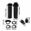 7/8'' 22mm Lenker-Bremshebel-Set L/R Schwarz 4