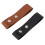 4 Stück Leder-Peitschenholster Schwarz/Braun 13,8 cm 10