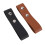 4 Stück Leder-Peitschenholster Schwarz/Braun 13,8 cm 11