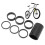 Aluminium-Headset-Abstandshalter, 7 Stück, 28,6 mm, Silber 16