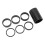 Aluminium-Headset-Abstandshalter, 7 Stück, 28,6 mm, Silber 14