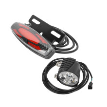 Kit d'éclairage avant & arrière pour vélo 24-48 V LED haute luminosité