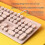 (A1) Rechargeable Wireless Keyboard and Mouse Set Notebook Keyboard 5