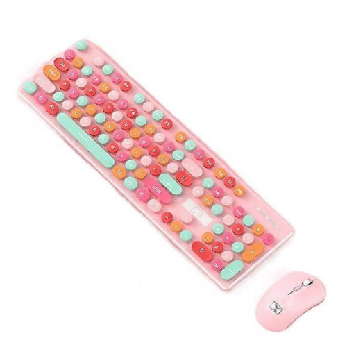 (B2) Rechargeable Wireless Keyboard and Mouse Set Notebook Keyboard