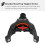 Testa di supporto per canna da pesca, 2 pezzi, mascelle 4,5 cm, interno 2,2 cm 8