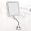 Bianco 5X ingrandimento LED specchio 2G 13 x 13 cm 3xAA 5