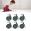 Set da 6 pezzi di granate giocattolo, 9 cm, 160 mAh, verde 1