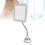 Bianco 5X ingrandimento LED specchio 2G 13 x 13 cm 3xAA 15