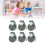Set da 6 pezzi di granate giocattolo, 9 cm, 160 mAh, verde 15