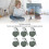 Set da 6 pezzi di granate giocattolo, 9 cm, 160 mAh, verde 5