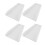 4PCS Plastic Downspout Splash Block, 41.4x5.1cm, White 1