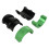 Outil pousse-joint de fourche 45-46mm vert en alliage d'aluminium 3