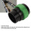 Outil pousse-joint de fourche 45-46mm vert en alliage d'aluminium 5
