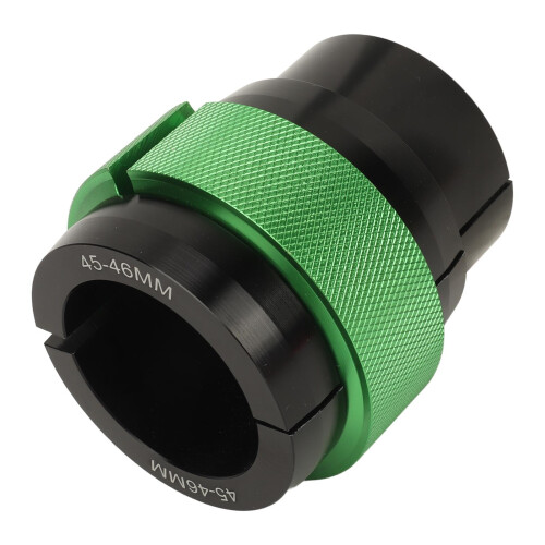 Outil pousse-joint de fourche 45-46mm vert en alliage d'aluminium